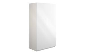 Clarence 600mm Standard 2 Door Storage Unit - White Gloss (Grey Cab)